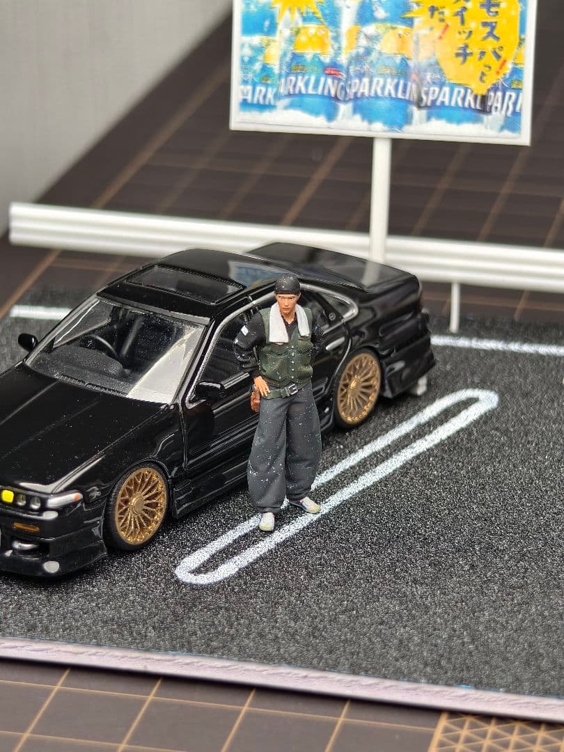 yuki  1/64 精密手塗り 職人系 人物フィギュア ストリート職人