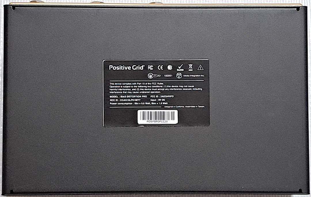 ■Positive Grid BIAS DISTORTION PRO 歪み