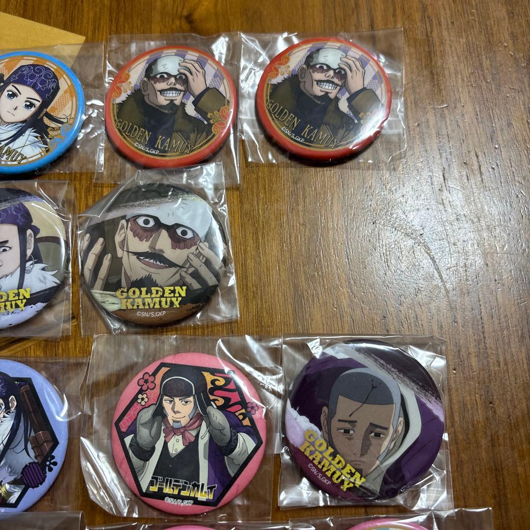 ゴールデンカムイ 缶バッジ 36個セットまとめ売り