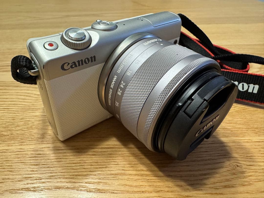 Canon ミラーレス一眼カメラ EOS M100 EF-M15-45 ホワイト