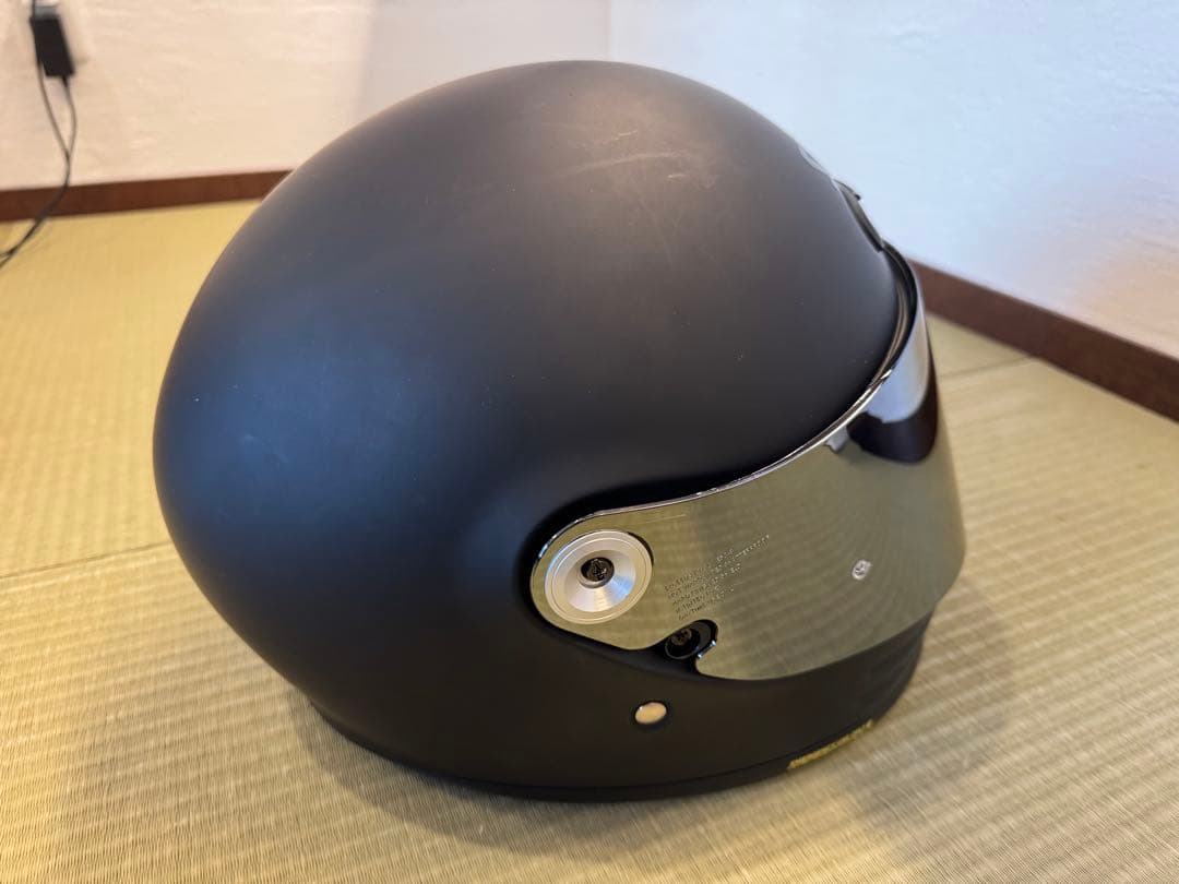 tomoSHOEI フルフェイスGlamster艶消し黒XLサイズ