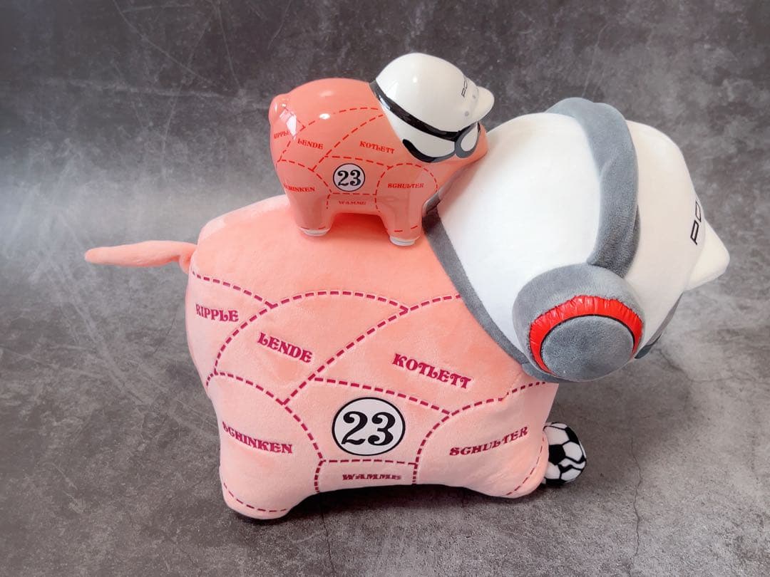 ポルシェ　ピンクピッグ　ぬいぐるみ　陶磁器　Porsche PINK PIG