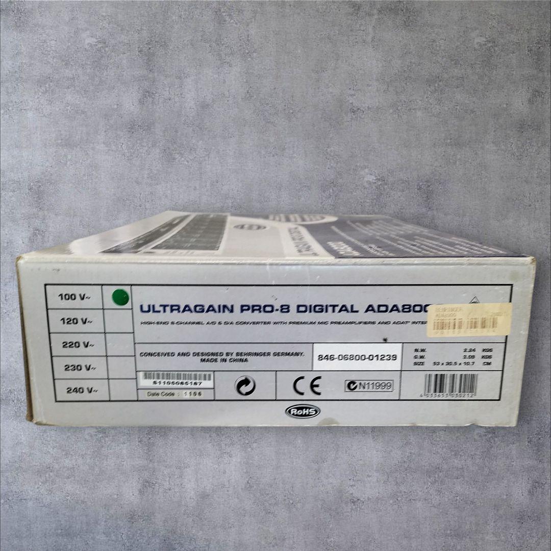 BEHRINGER ベリンガー ADA8000 AD/DA コンバータ 8ch