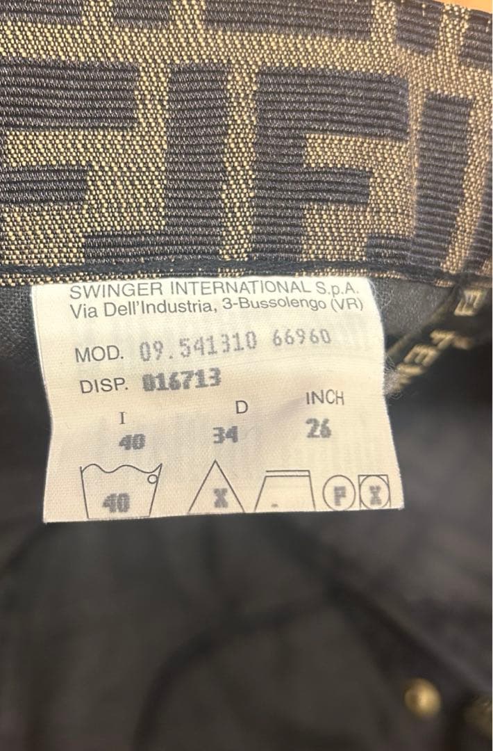 Fendi ロゴプリント タイトスカート 34