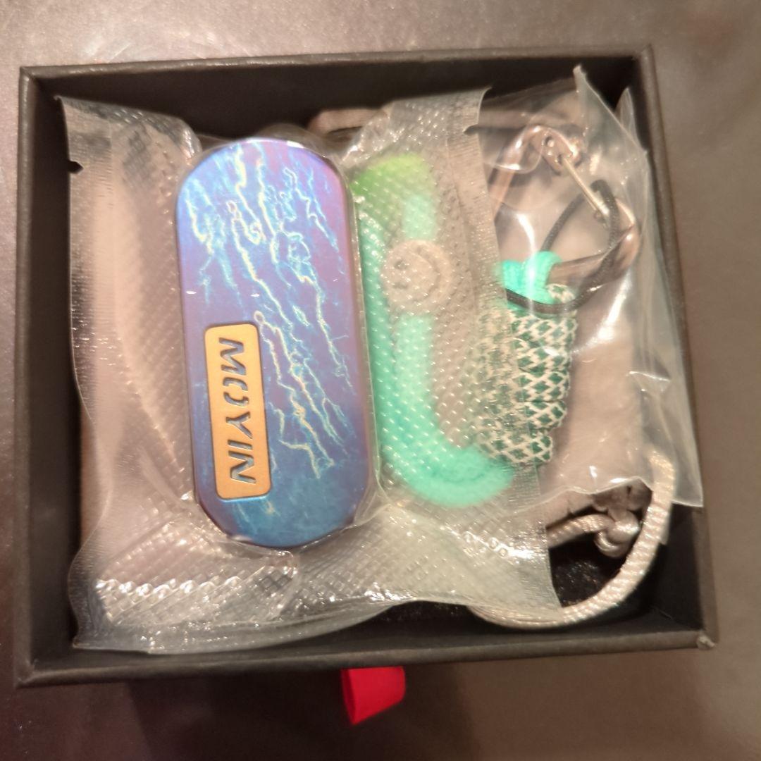 「正規品」zdedc MOYIN音叉スライダー　チタン　フィジェット　EDC