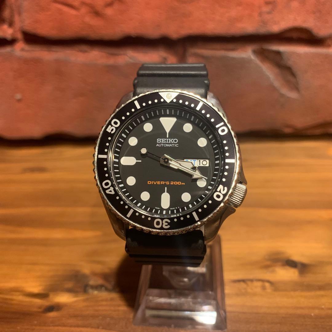 SEIKO ダイバーズウォッチ 自動巻き　ブラックボーイ 7s26-0020