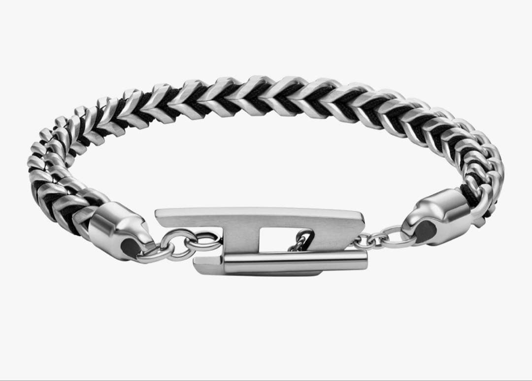 DIESEL ステンレス チェーンブレスレット