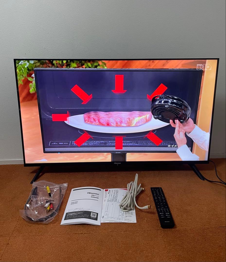 ハイセンステレビ 40V型 2023年製 40E30K