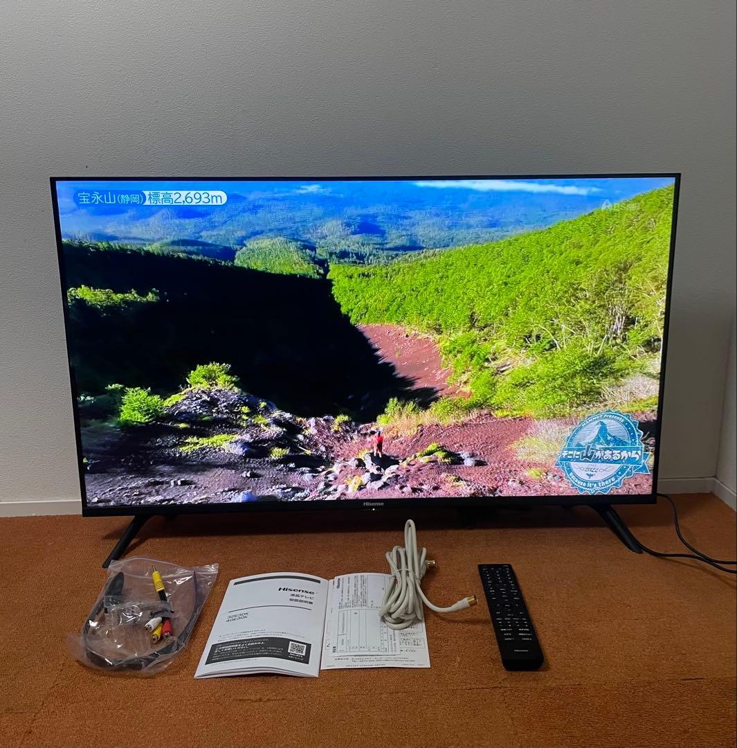 ハイセンステレビ 40V型 2023年製 40E30K