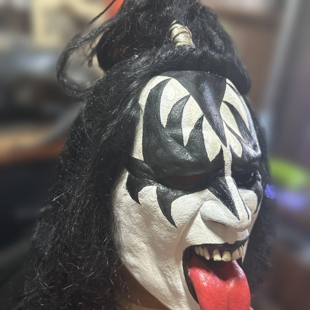 【激レア】KISS ジーンシモンズ ラバーマスク デッドストック品　ハロウィン