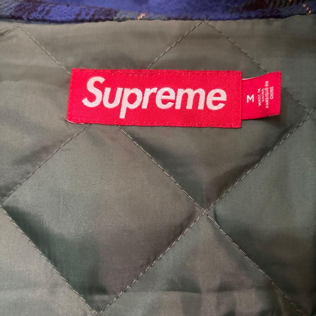 Supreme TartanFlannelHoodedShirt シュプリーム