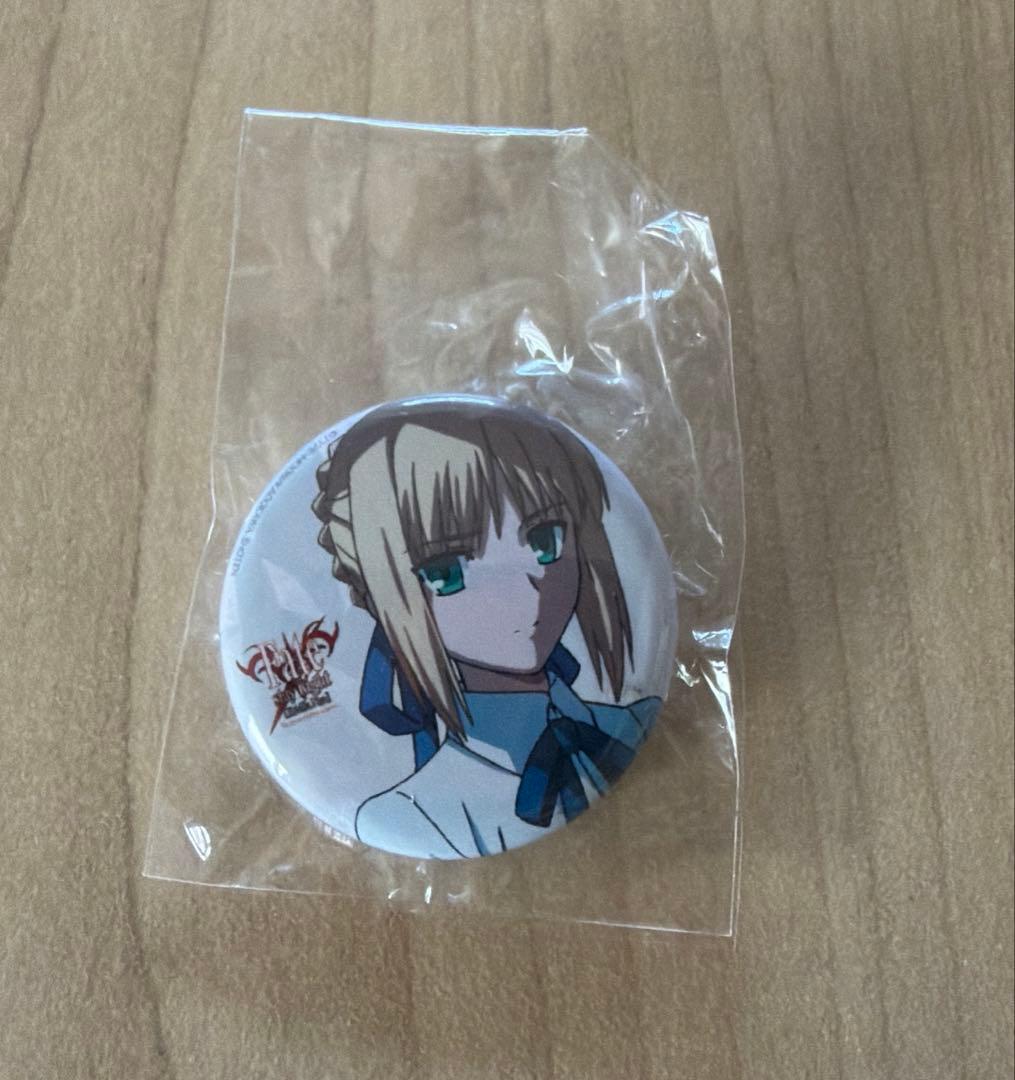 【即購入可】Fate/Staynight レアルタ 缶バッジ カフェ セイバー