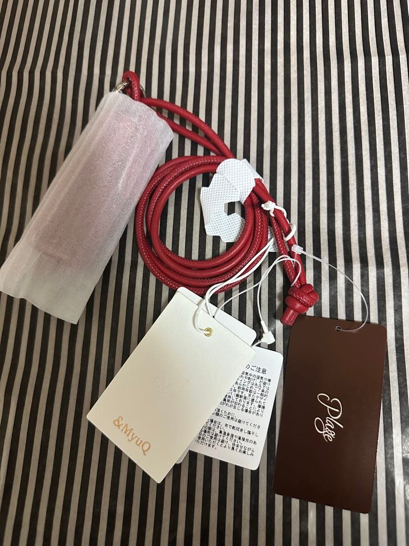 Plage &MyuQ / 別注 LIP ケース　レッド