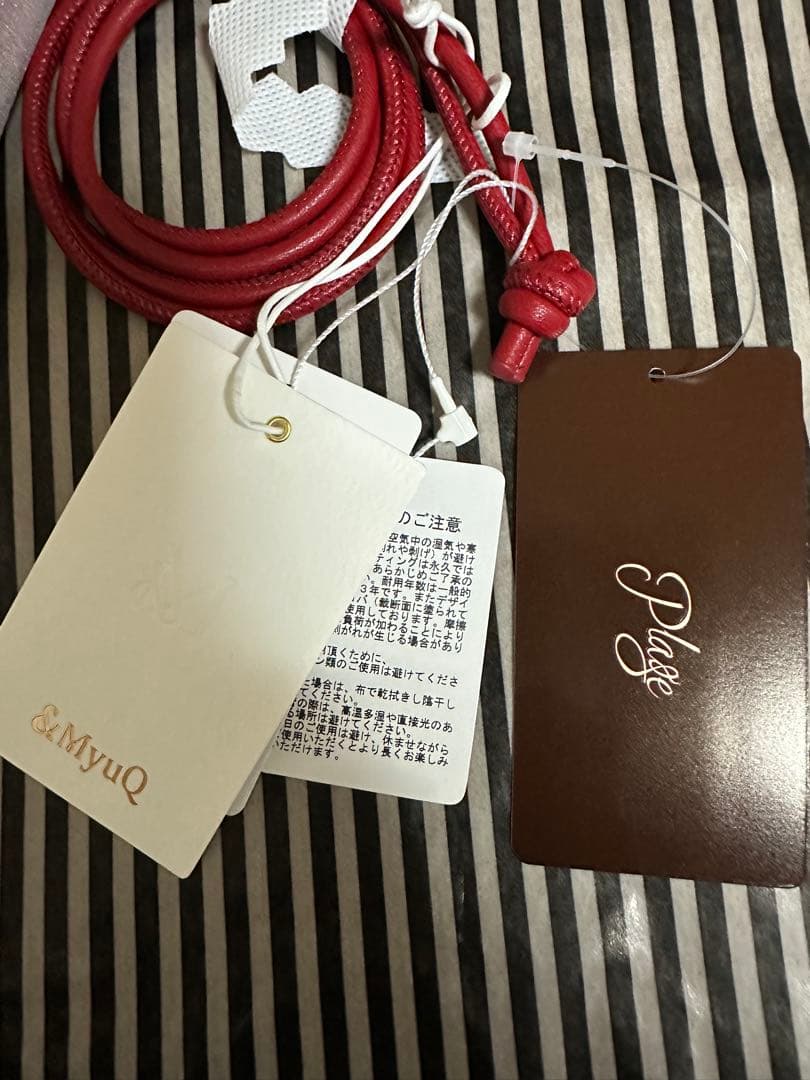 Plage &MyuQ / 別注 LIP ケース　レッド