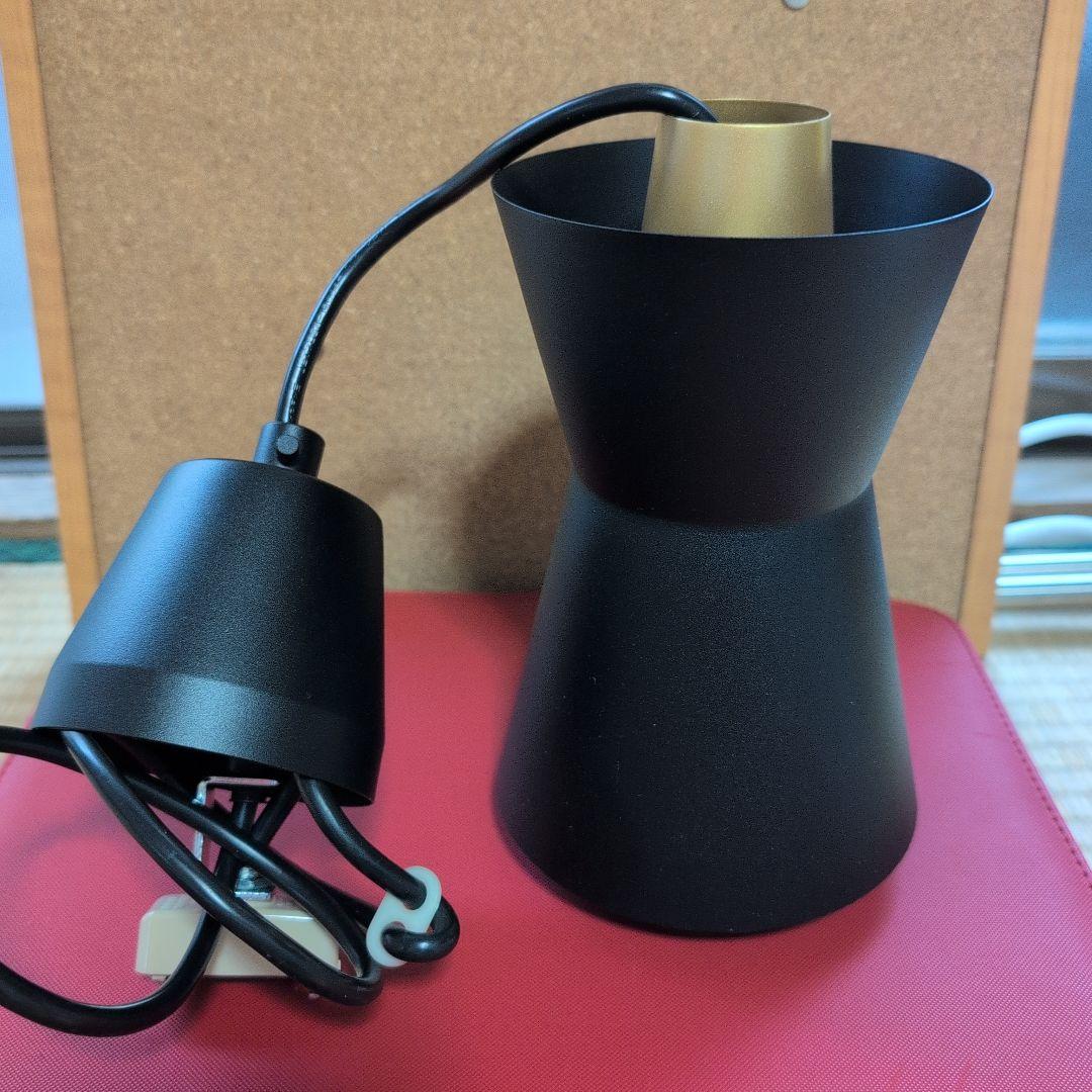 ELLE BK ペンダントライト ブラック 40W電球2個付き