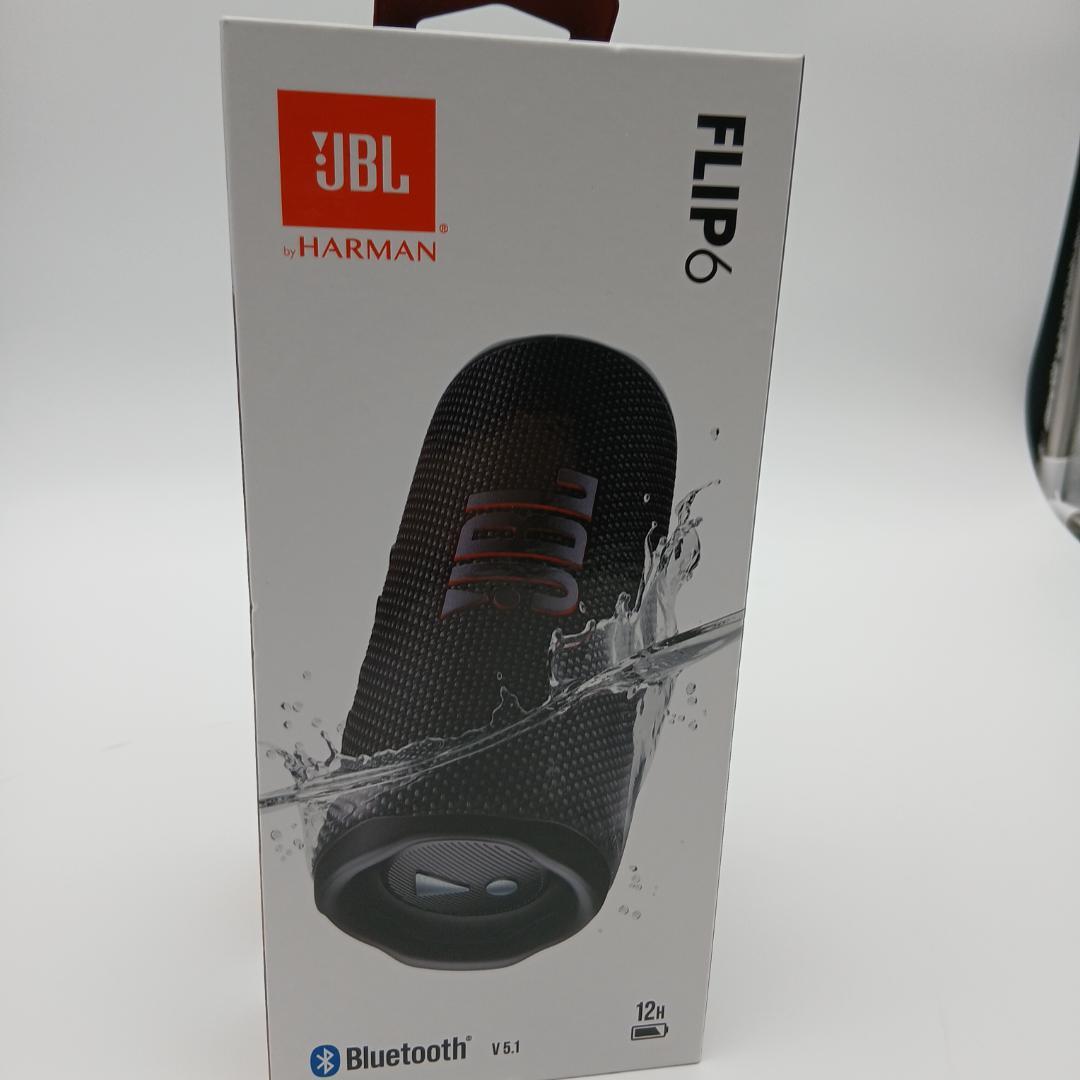 【新品未開封】JBL FLIP6 ワイヤレススピーカー　ブラック