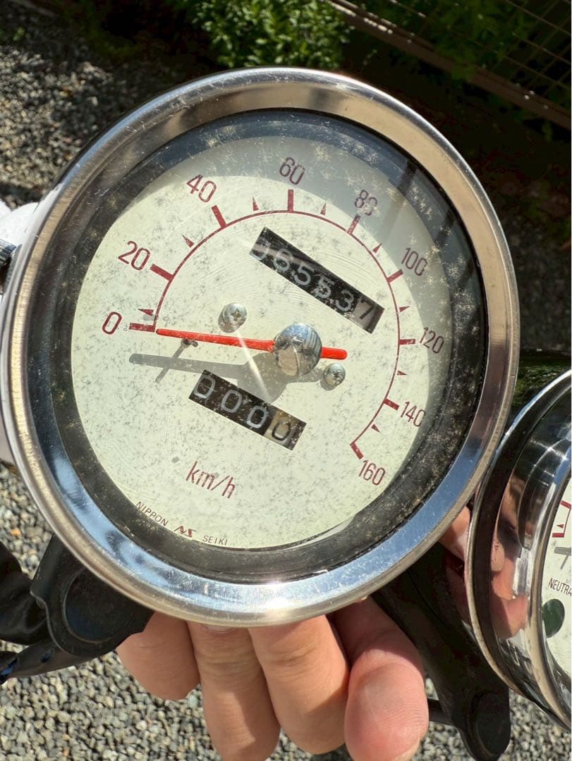 sr400 スピードメーター、タコメーター　純正品