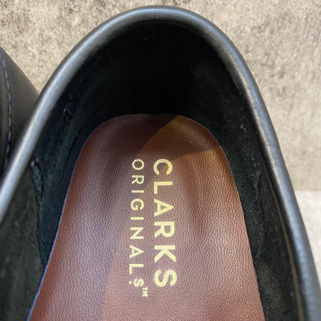 ✨極美品✨クラークス Clarks ワラビー オールレザー【25.5】ブラック