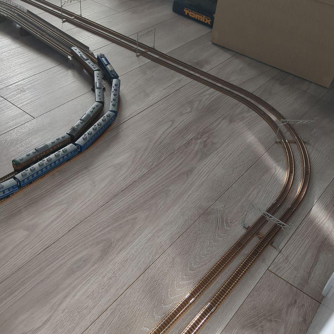 しまちゃん　TOMIX複線立体交差セット+パワーユニット付き