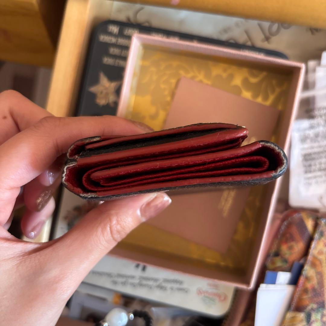 MIU MIU ラブレター 二つ折り財布 黒