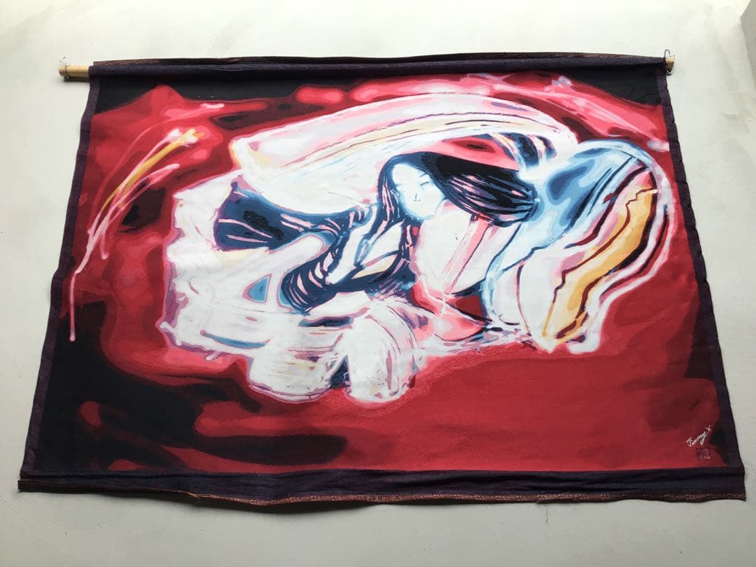 逸品 真言宗大本山 京都随心院 小野小町像 秋江彩織物 ジミー西村 真作 綴織物