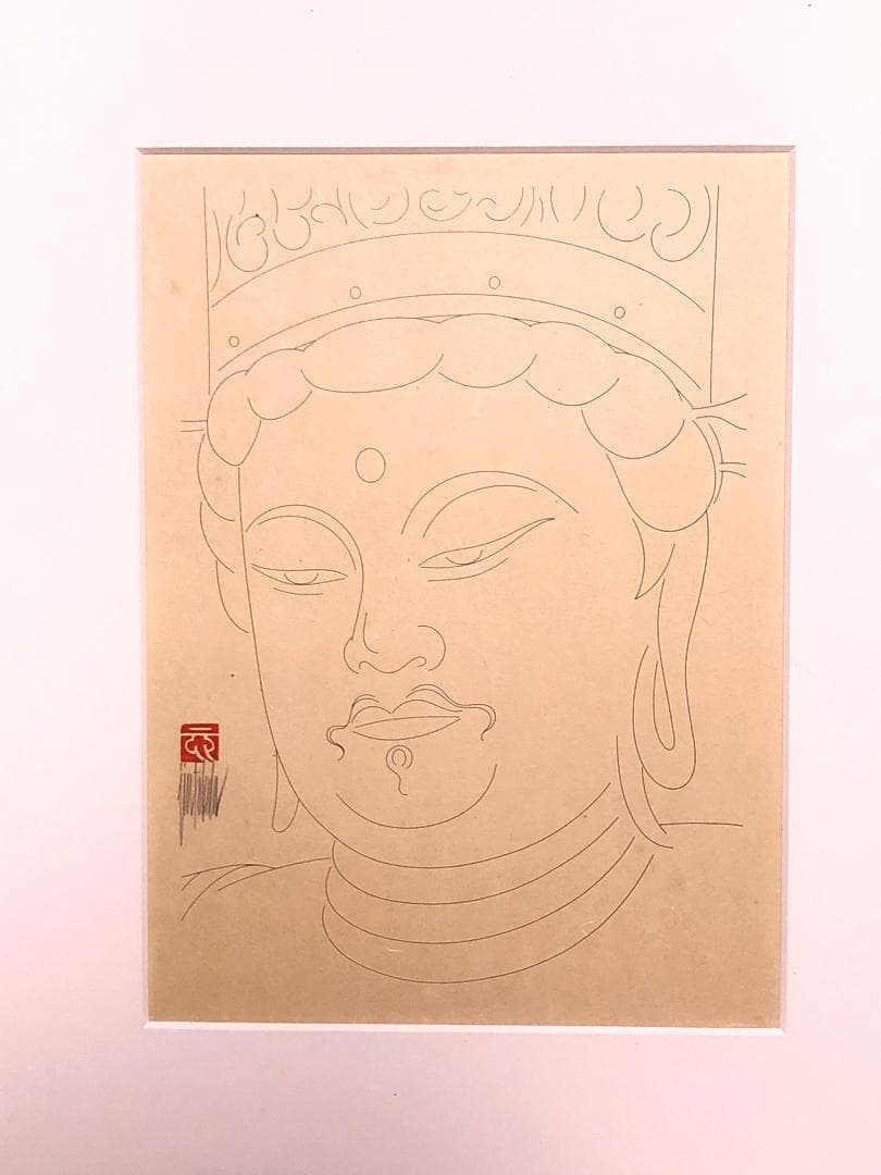 【 武田仁 千手観音立像 】　肉筆　平成元年　Queen/フレディ・マーキュリー