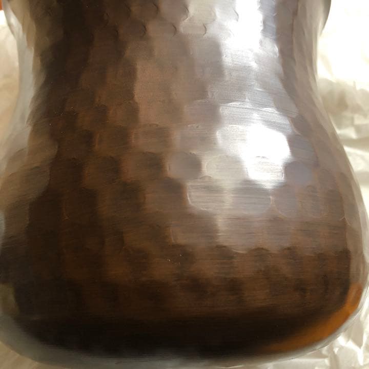 銅　極上　水注　木村清五郎　氏作　共箱入