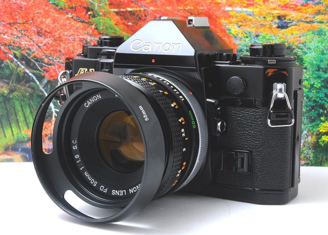 Canon A-1 + FD50mm F1.8 S.C. 動作良好 キャノン