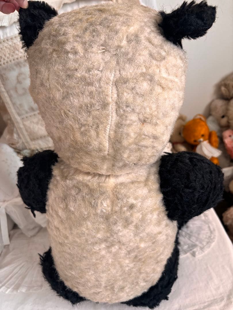 R　Bigサイズパンダベア　ヴィンテージベア　アンティークベア　DDR