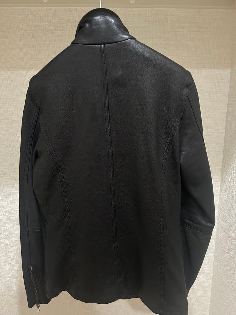 FUGA シングルレザーライダース　スタンドレザーライダース　羊革　ラムレザー