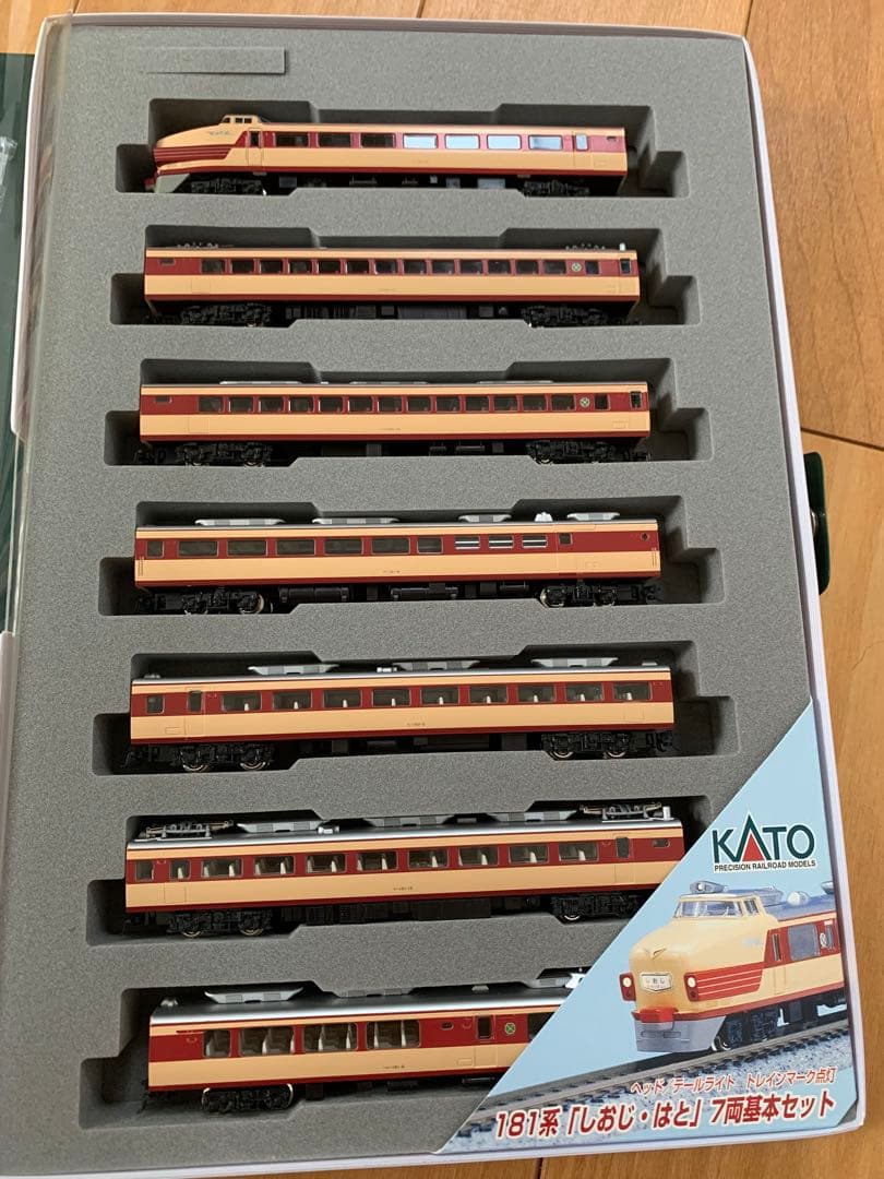 KATO 181系 しおじ、はと　7両編成 Nゲージ　室内灯付