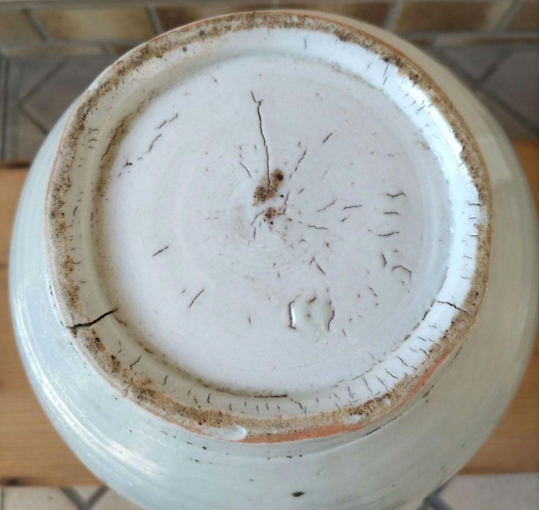 古伊万里の白磁の大徳利 江戸後期～幕末