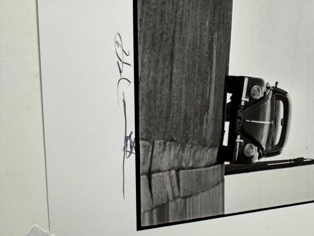 ハービー山口　額付き写真【サイン入り】