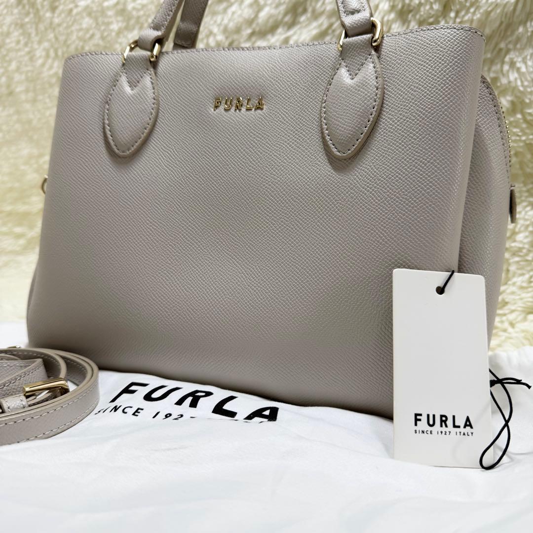 ✨保存袋付き✨フルラ 現行 ヴィットリア 2wayショルダーバッグ ベージュ