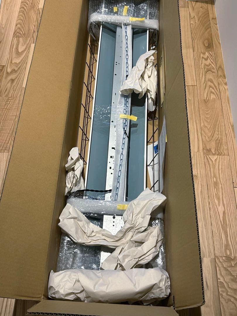 [新品未使用]逆富士LED2灯ダクトレール ステンレスガード 135cm