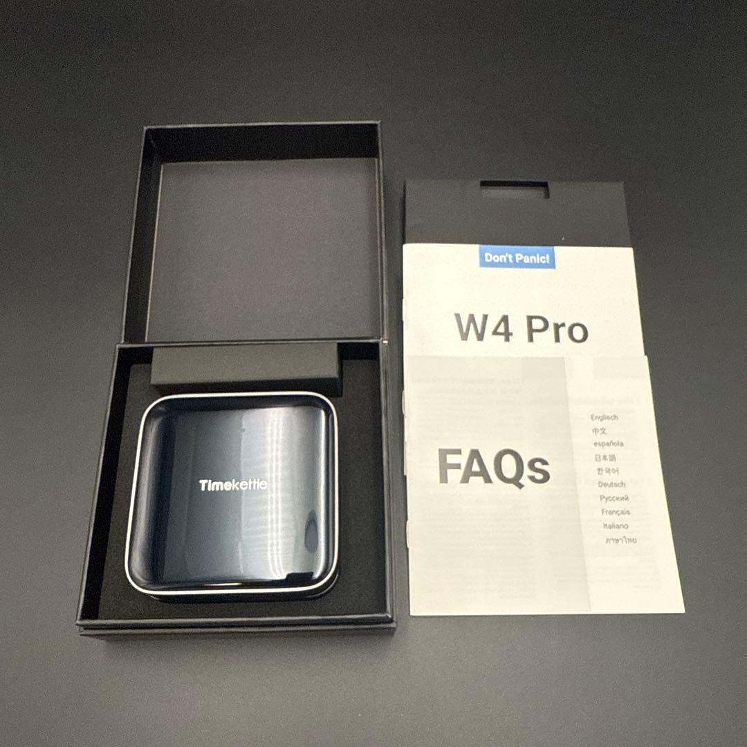 【美品】 タイムケトル Timekettle W4 Pro AI翻訳イヤフォン