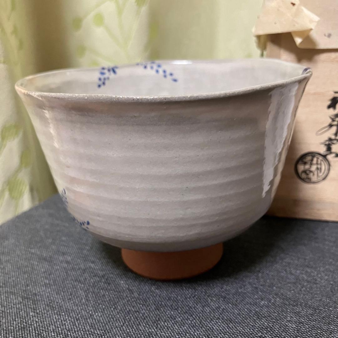 茶碗 10月 「粉引 萩絵」利昇窯 加藤利昇 12か月