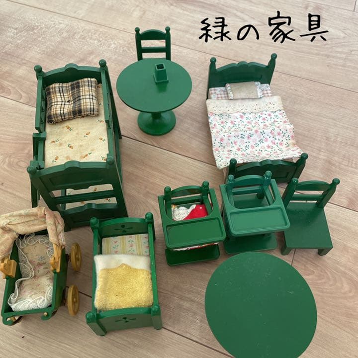 シルバニア　赤い屋根の大きなお家　キャンディワゴンといろいろセット