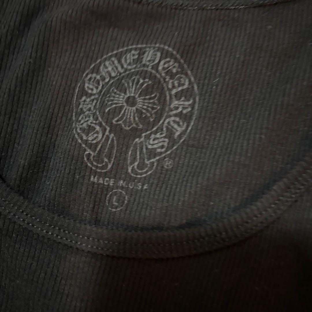 Z*Ø様 クロムハーツ ブラック タンクトップ Lサイズ