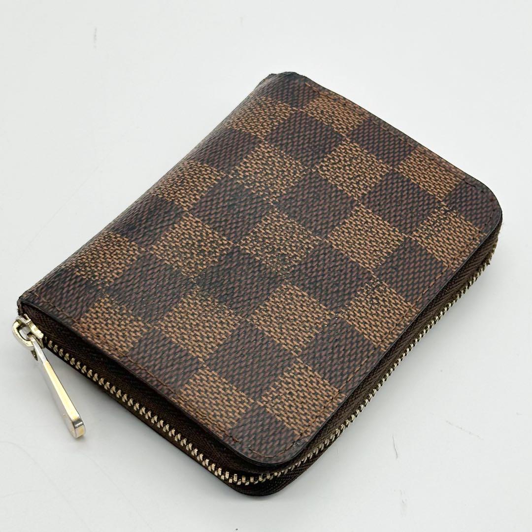 ルイヴィトン ジッピーパース ダミエ ブラウン 小銭入れ コンパクト