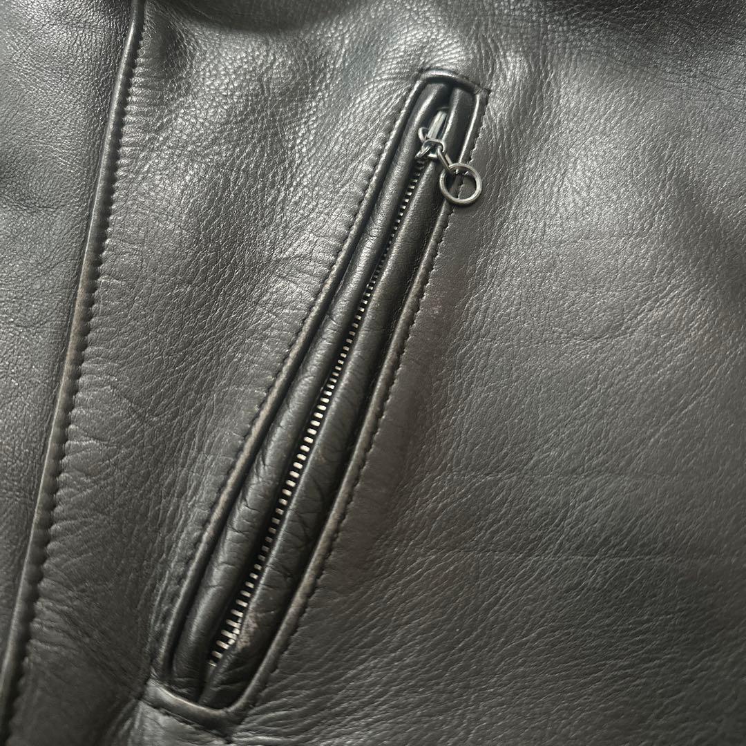 【ま】Schott ショット 643 ライダースジャケット レザー 36