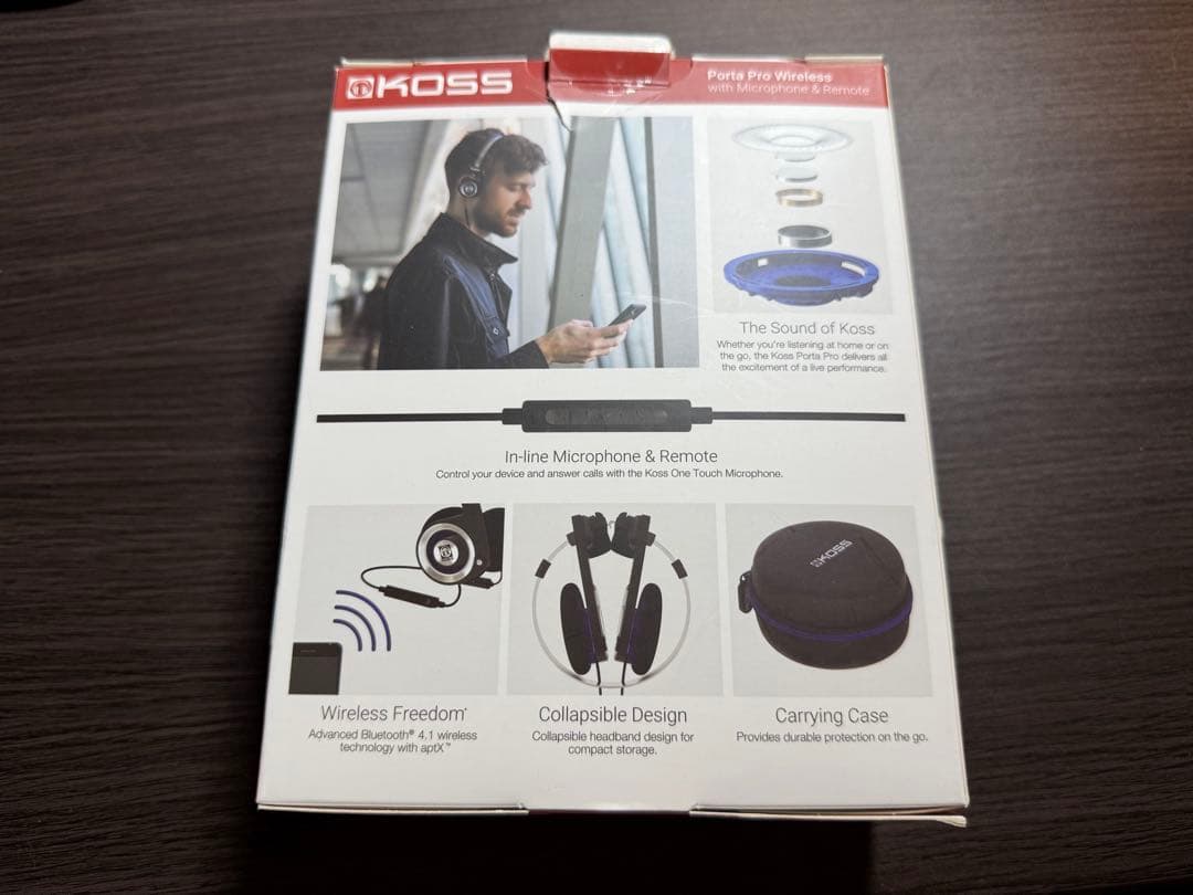 中古 KOSS Porta Pro Wireless ワイヤレスヘッドフォン