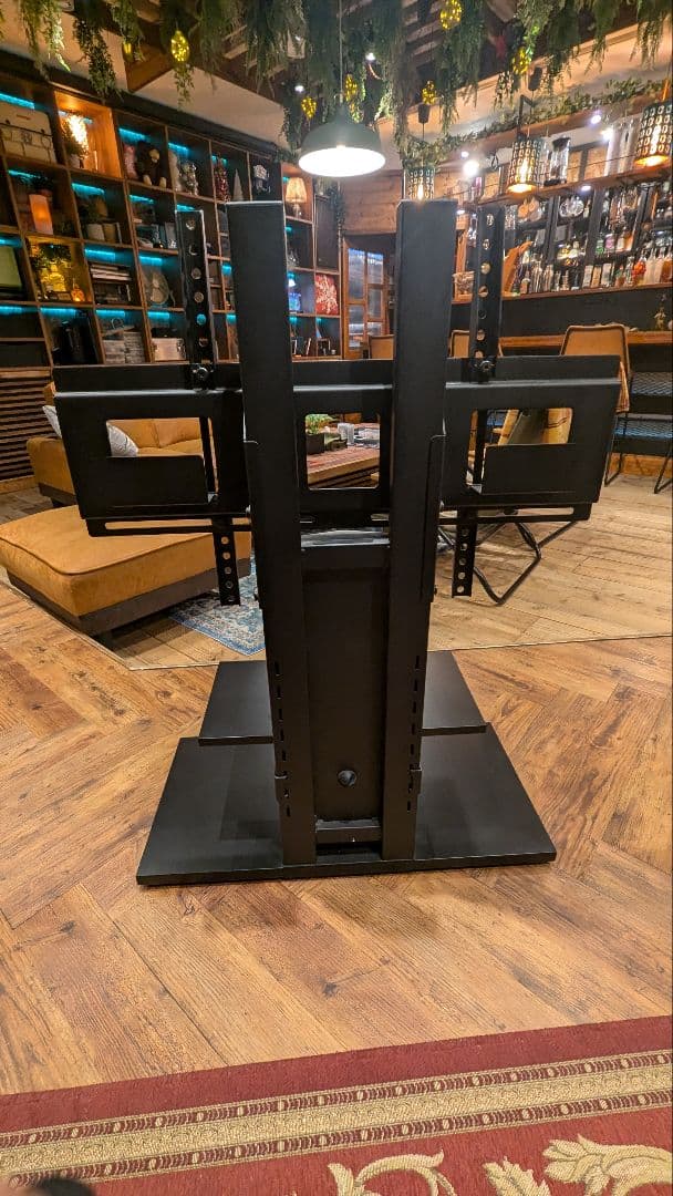 黒のテレビスタンド KT-860 ハヤミ工産