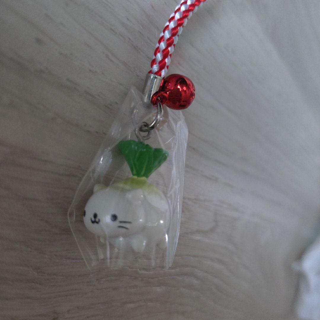 にゃんにゃんにゃんこ　京野菜にゃんこ　根付け