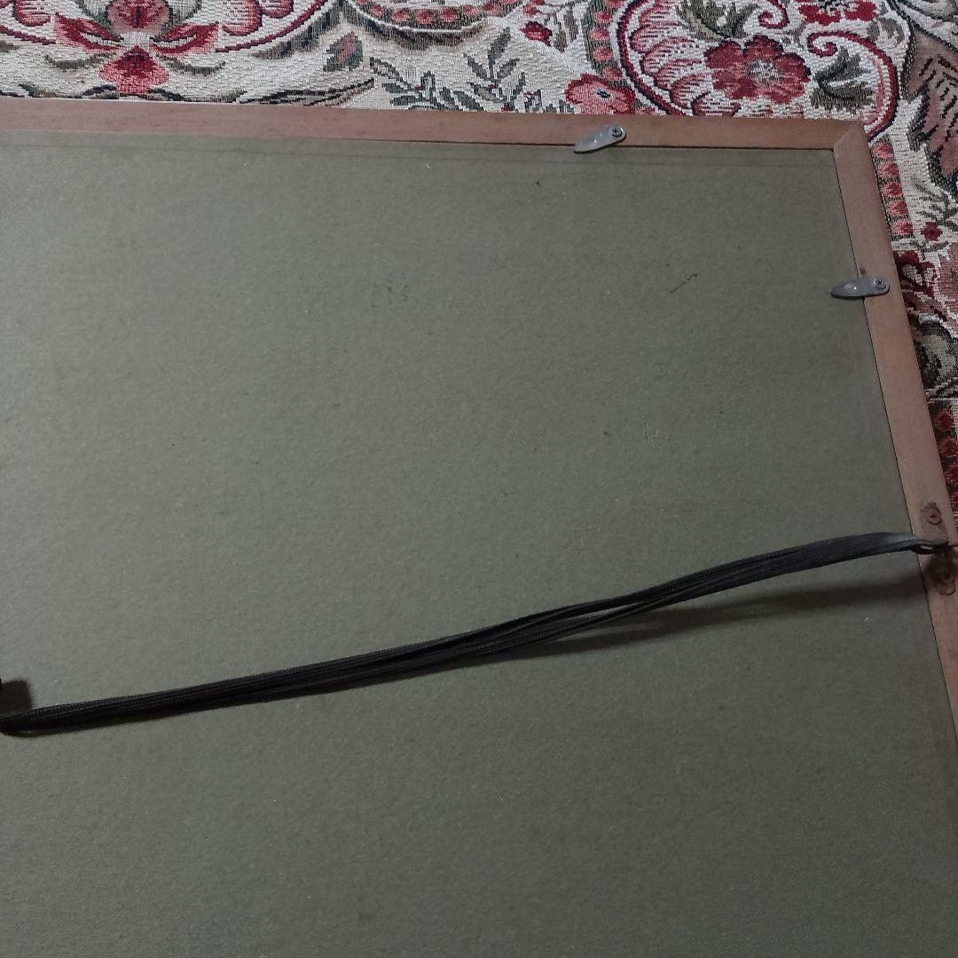 ★即日発送★送料込み★家紋【純金メッキ】純金鍍金　銅　高級木製額縁 　額受金具