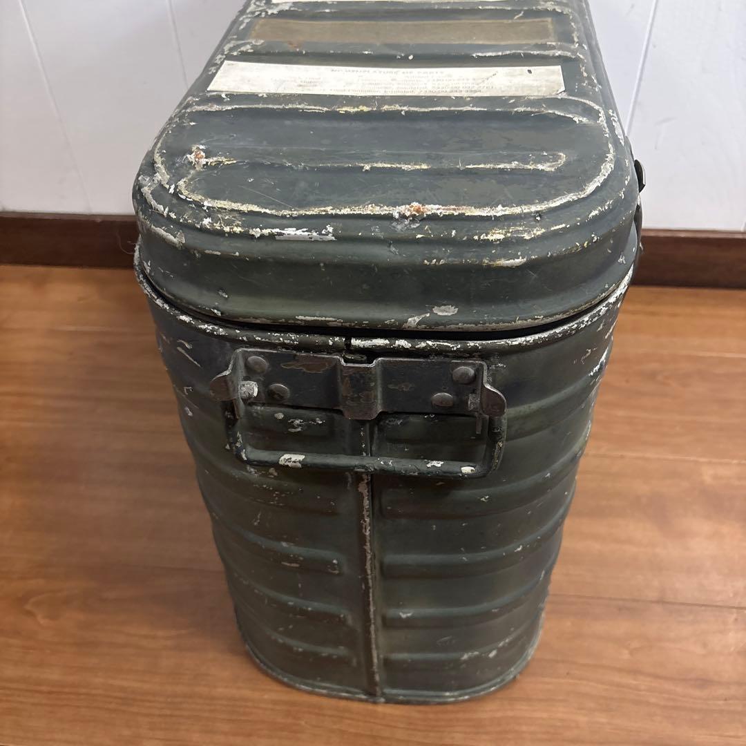 80s 米軍　実物　フードコンテナ ODグリーン 送料無料　①