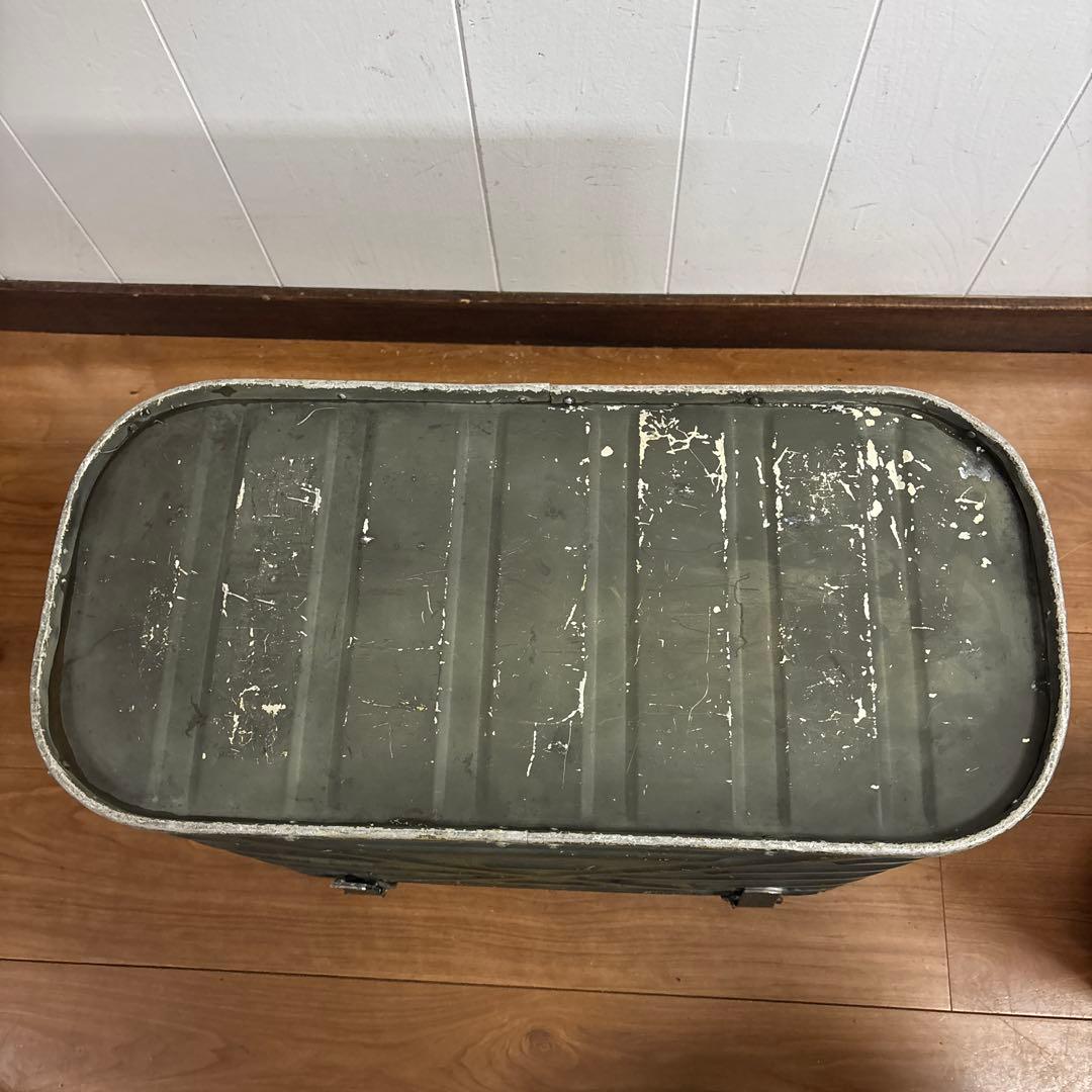 80s 米軍　実物　フードコンテナ ODグリーン 送料無料　①