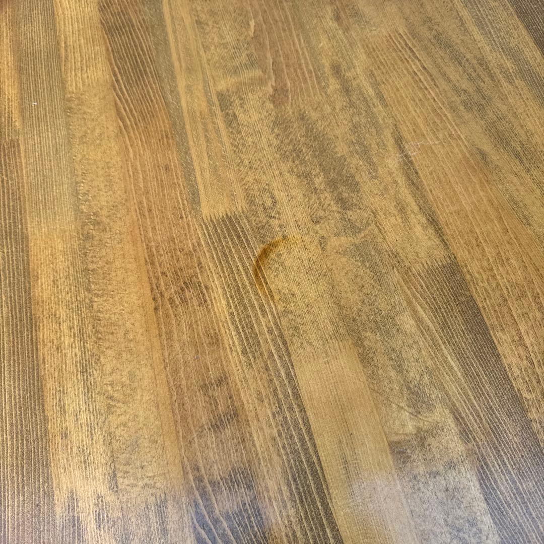 karimoku カフェテーブル　丸テーブル　ヴィンテージ 現状