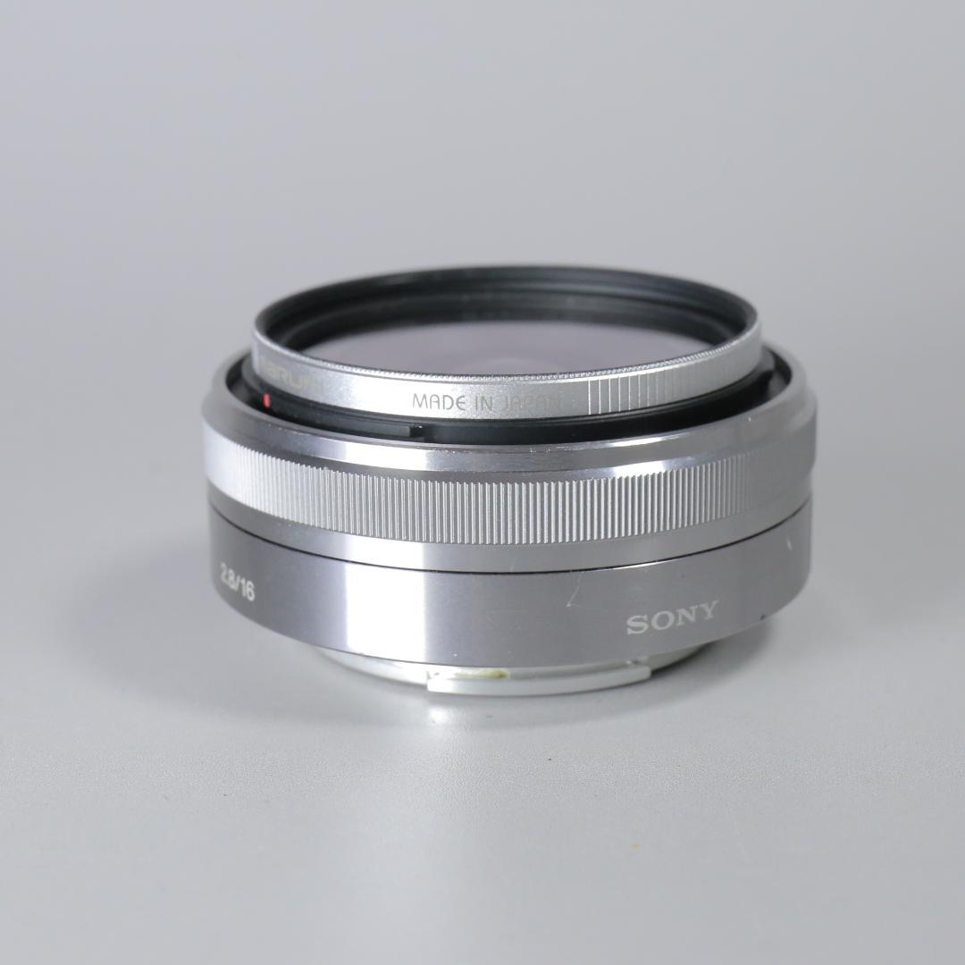 ☆動作確認済☆SONY 16mm F2.8 単焦点　パンケーキ　レンズ #259