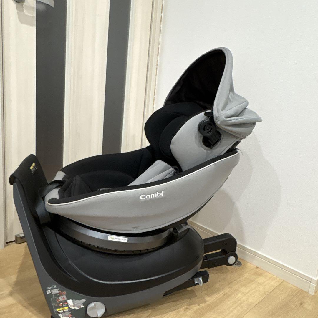 Combi チャイルドシート　CG-UIG 回転　リクライニング　グレー　美品
